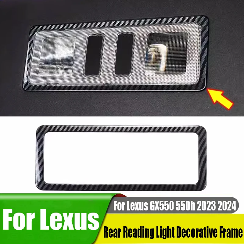 For Lexus GX550 550h 2023 2024 rear reading light decorative frame automotive interior decoration accessories