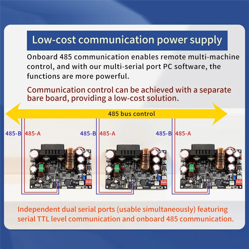 

【B74A】XY7025S CNC DC Buck Boost Converter 25A 1750W Laboratory Power Regulator Constant Voltage And Current Charging Module