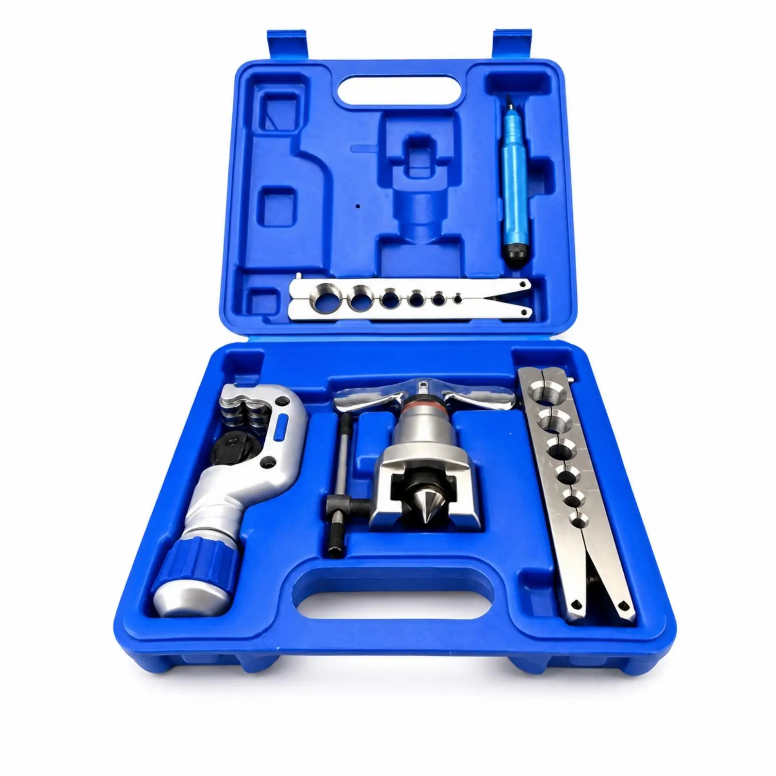5 Pieces Flaring Tool with Deburring Tool Manual Tube Expander with Case