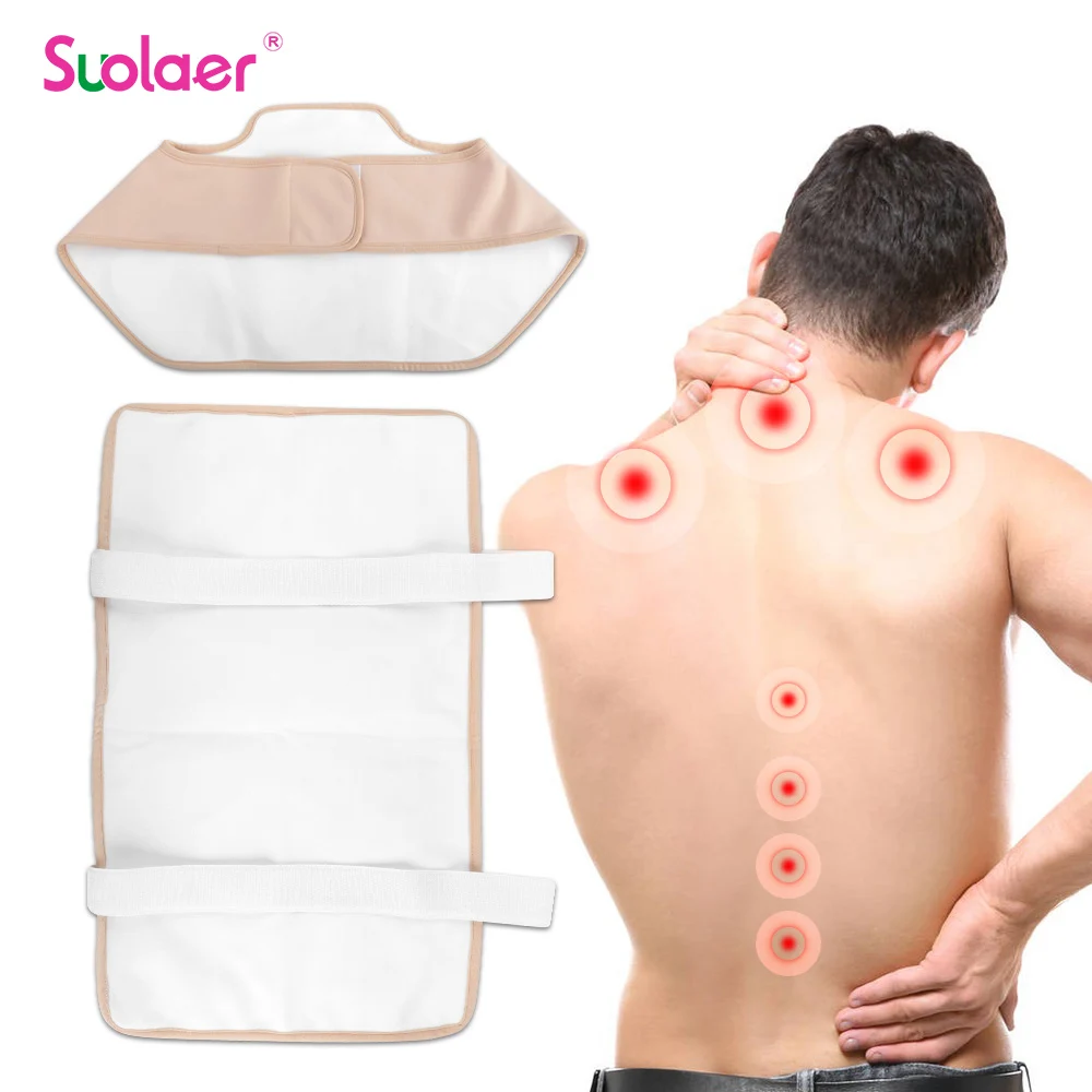 

Castor Oil Waist Wrap Natural Compress Pad Castor Essential Oil Pack Natural Reusable Leg Wrap Waterproof Castor Oil Packs To