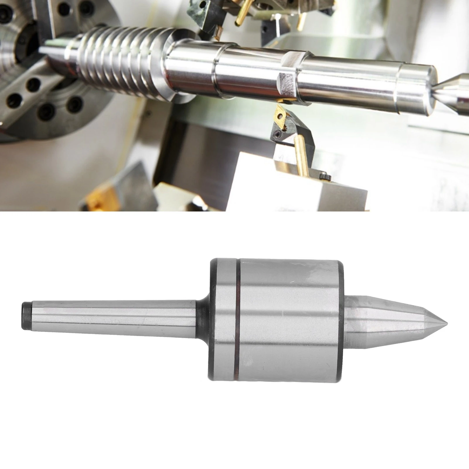 

Живой центр MK1, 0,01 мм, конический поворотный центр 60 ° Высокоскоростной подшипник, вращающийся деревообрабатывающий станок, аксессуары MK1