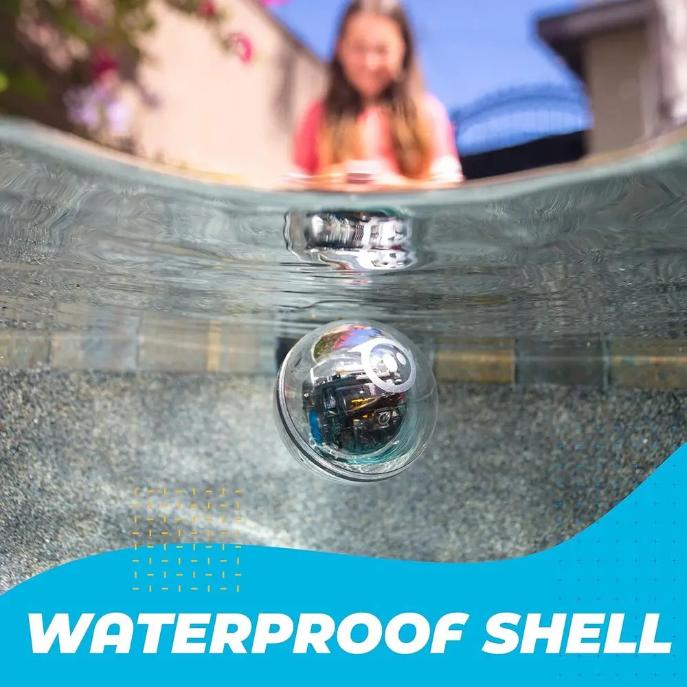 Sphero Bolt: Robot AI i programator dla dzieci od 8 lat - Nauka programowania z rysunkiem, klockami, JS, Python - Sensoryczny, Matryca LED, Wytrzymały i wodoodporny