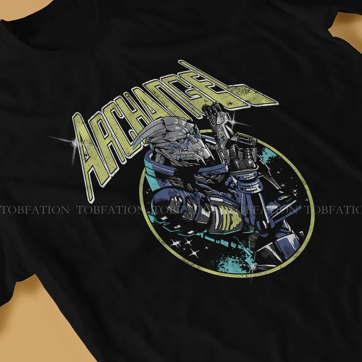 The Vakarian Mass Effect Game Men T Shirt Cotton Grunge Crewneck Tee Shirt Harajuku Tops