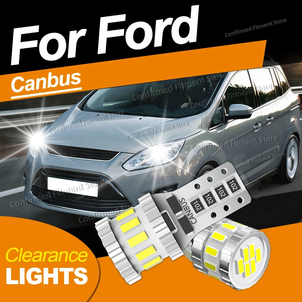 For Ford C-Max Fusion Focus Fiesta Galaxy Ka Kuga Mondeo Ranger S-Max Edge Mustang Transit High Quality T10 LED Clearance Light