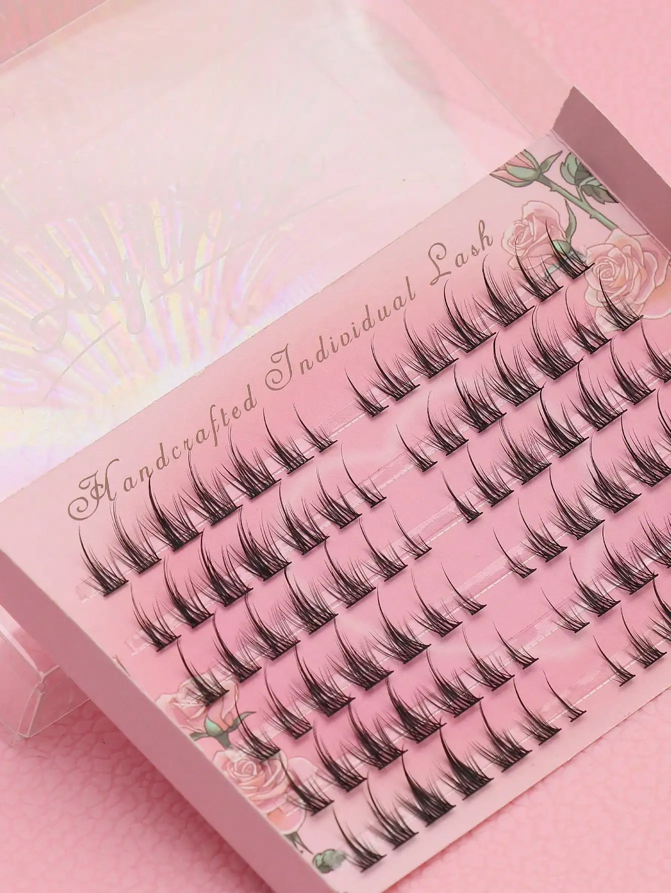 Cluster Lashes Natural Eyelash extension Volume ขนตาส่วนบุคคลผสมถาด Lashes Cluster ขนตาธรรมชาติ DIY