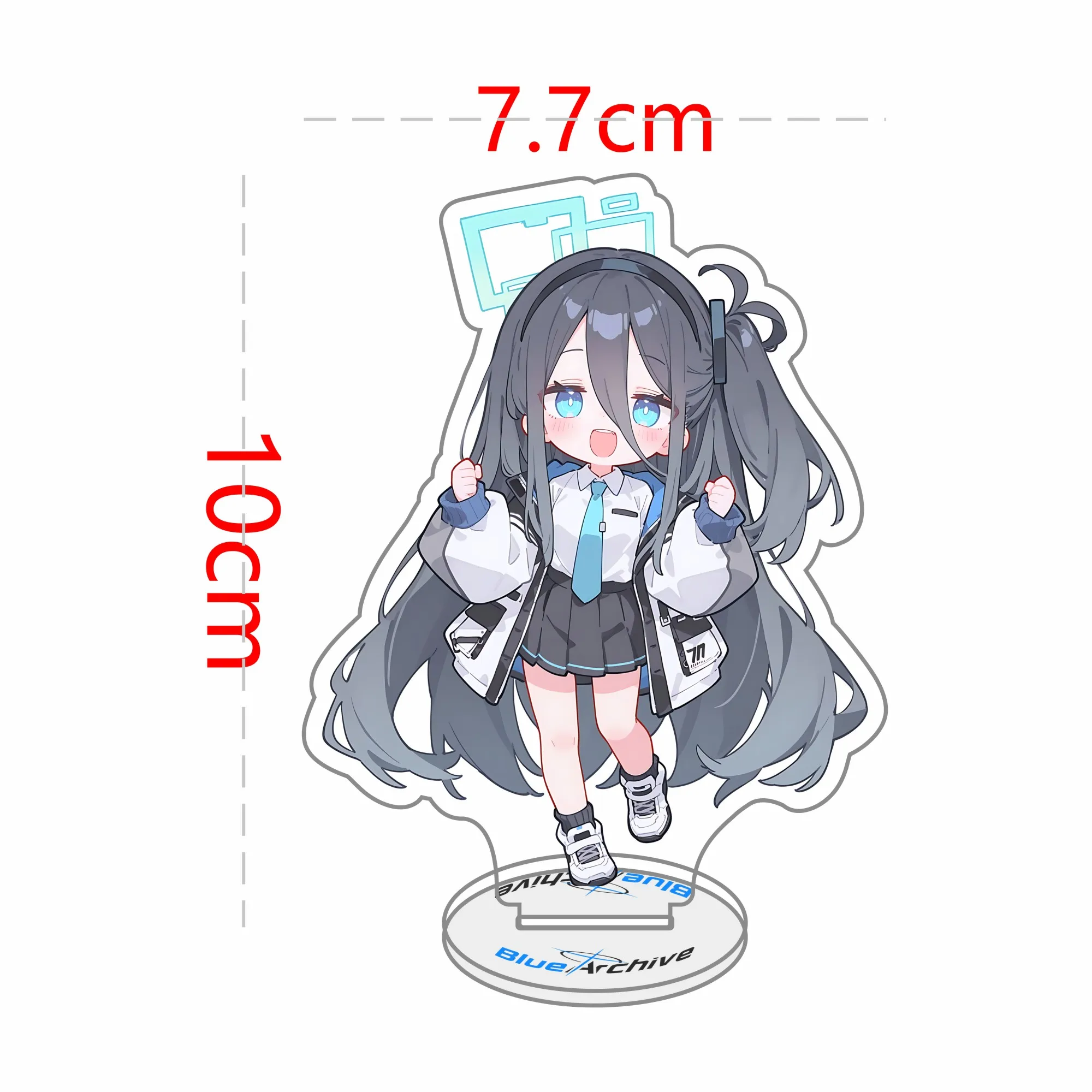 Blue Archive,Cartoon Product,Fans Collection,10cm Acrylic Stand,Q version,Keychain,Room Decor Figure Collection