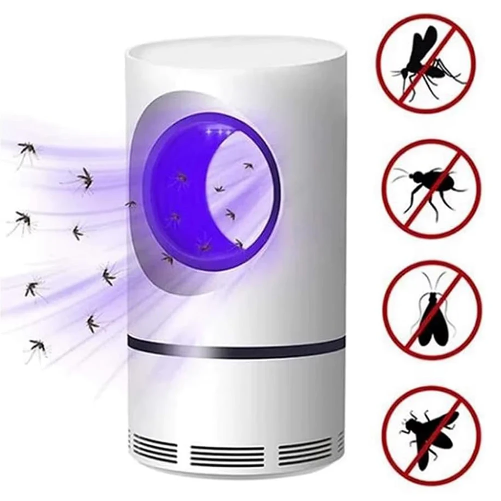 Image of Elektronische Mückenvernichter-Lampe, Fliegenvertreiber, Nachtlicht, USB-Stromversorgung, Moskito-Insektenvernichter, Kontrolllampe für den Innen- und Außenbereich