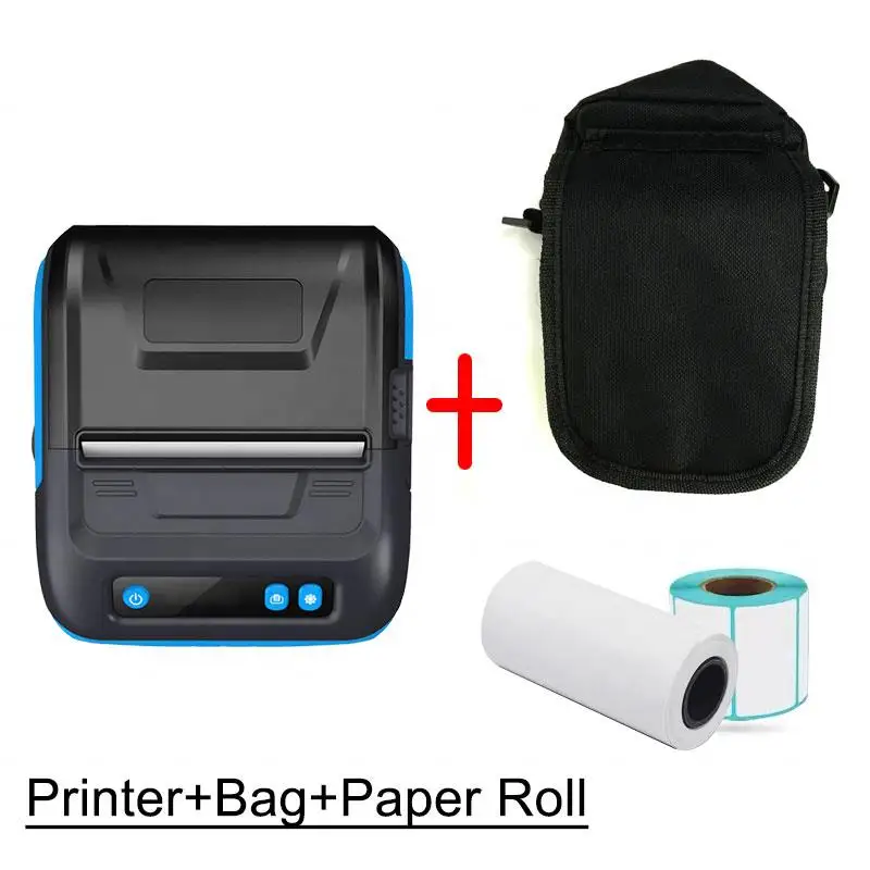 To MHT-Portable 80mm One Printer Industrial Grade Mobile Wireless Thermal Label /Receipt Printer Imprimante d'etiquette