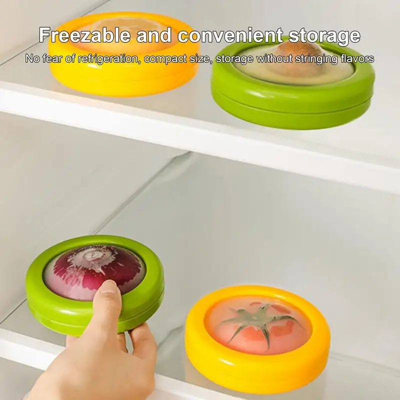 Fruit Keeper for Fridge Portable Fruit Keeper for Fridge Fresh keeping Cover Household Mini Refrigerator for Storage Vegetable