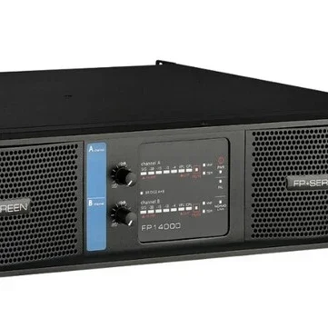 FP series FP14000 2 Channel 2U size Class-TD professional amplifier for line array speaker