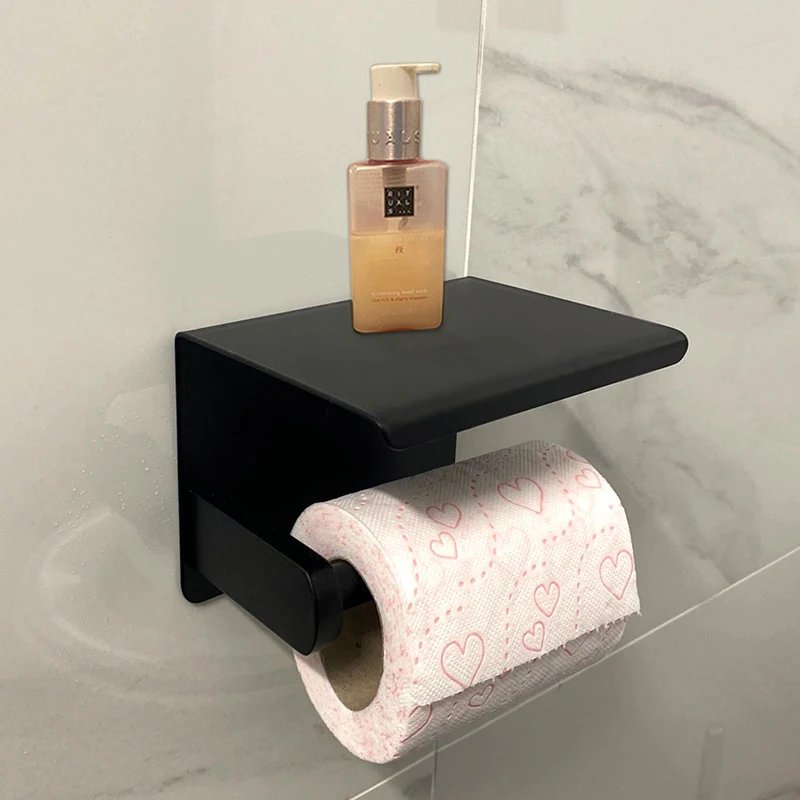 Toilet Paper Holder WC roll Paper Holder perfume Shelf for Bathroom storage Accessories image 3
