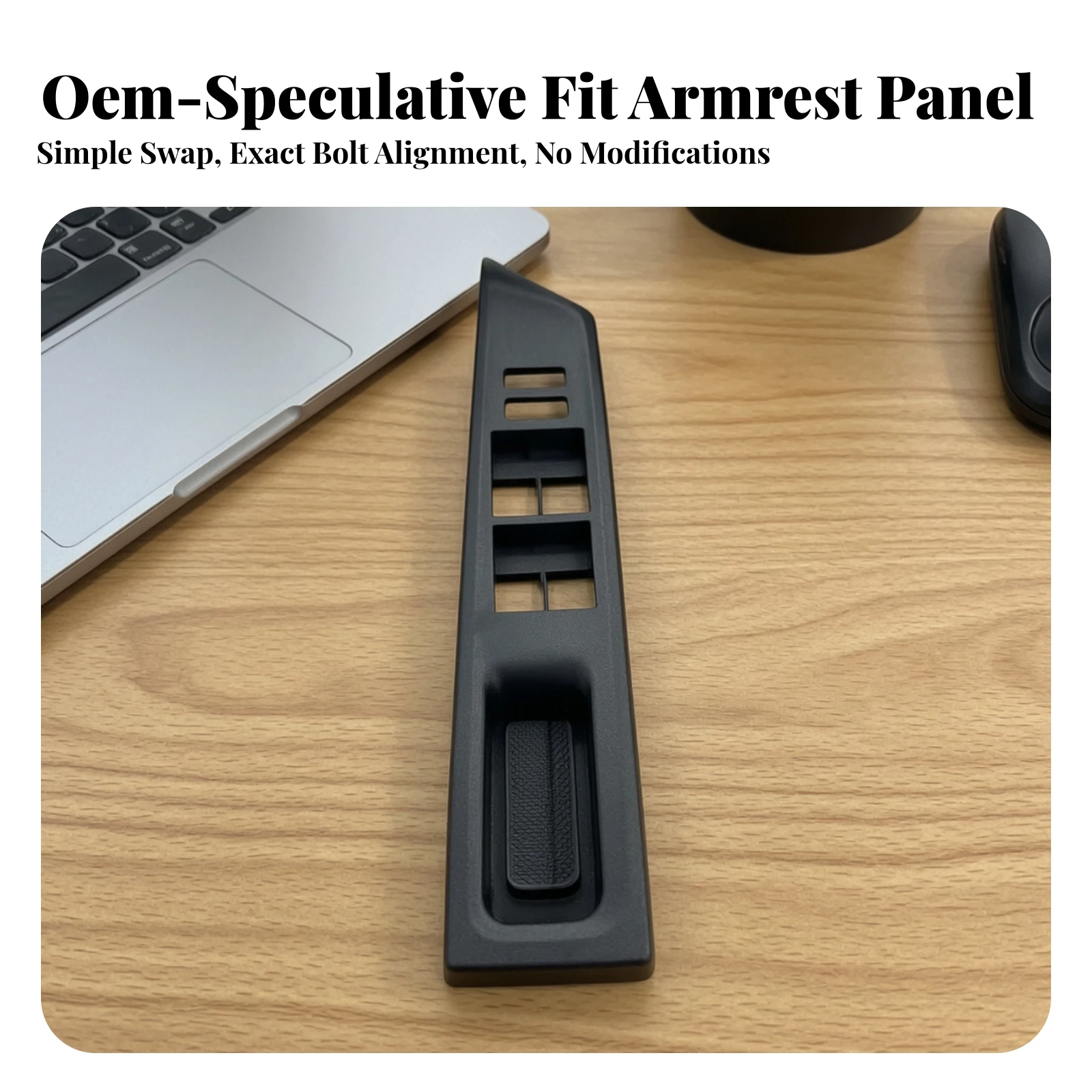 Power Window Switch Bezel Panel Replacement Window Switch Panel Compatible Low-Profile for Car Owners, Vehicle Repair