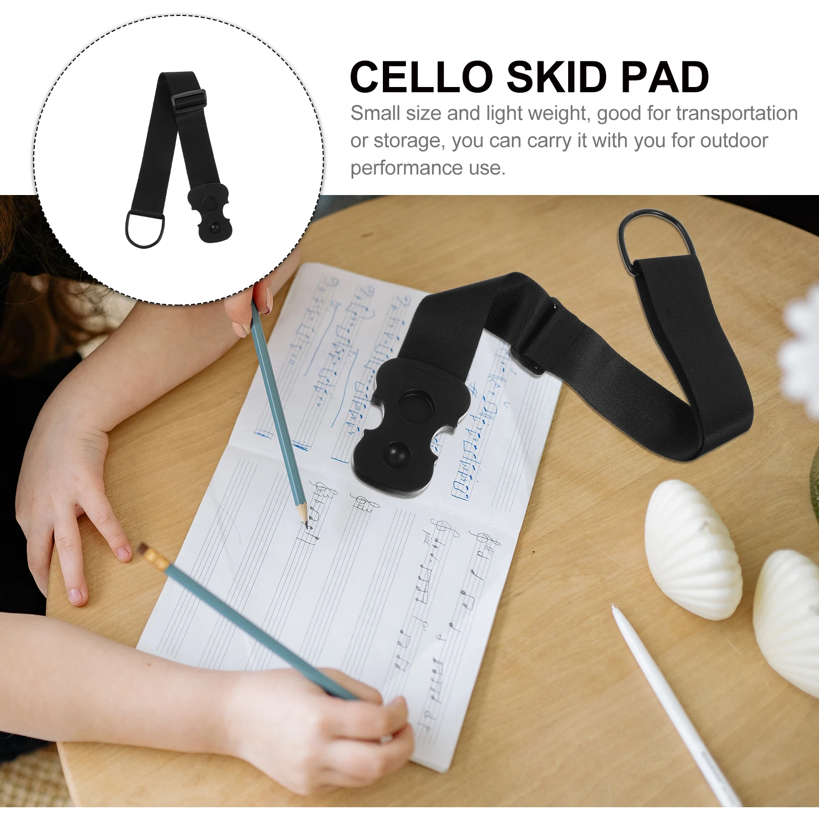 

Premium Metal Cello Endpin Stopper Non-Slip Durable Anchor Rest For Violinists Small Light With Two Positioning Holes Outdoor