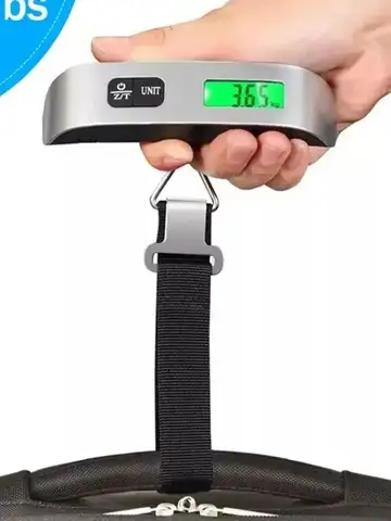 Luggage Scale 110lb 50kg Digital Handheld Portable Hanging Baggage Scale for Travel Suitcase Weight Scale