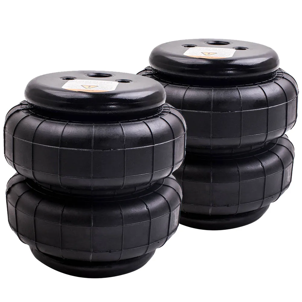 

Maxpeedingrods Air Ride Lift Suspension Standard 2500lb Air Spring Bag Double Bellows Single 1/2npt Port For Trucks