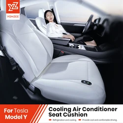 For Model 3 Y Tesla Automatic Start And Stop Ventilation Seats Cover Summer Cool Breathable with Fan Ventilated Seat Car Cushion