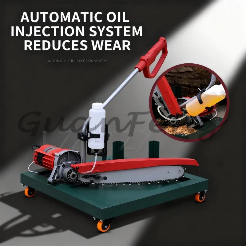 2850W 220V Electric Firewood Saw, Household Log Cutting Machine