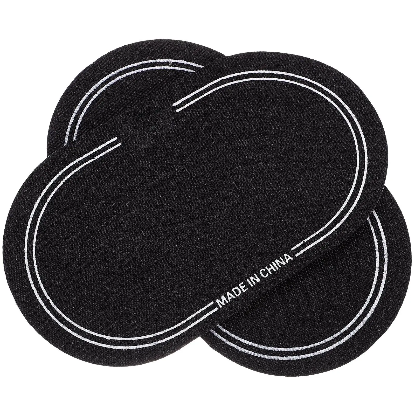 

2Pcs Black Double Pedal Drum Skin Protector Reusable Washable Protective Patch for Percussion Accessories Kids Sticker