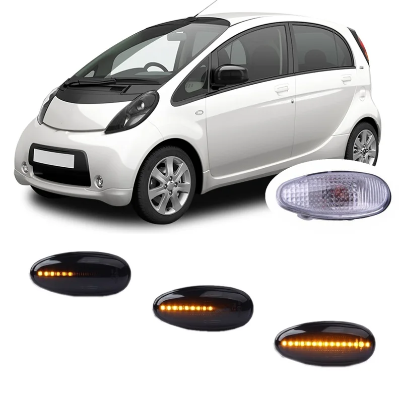 Dynamiczny LED kierunkowskaz boczny do Citroen C Zero 2012 2013 2014 2015 2016 2017 2018 2019 2020 2021