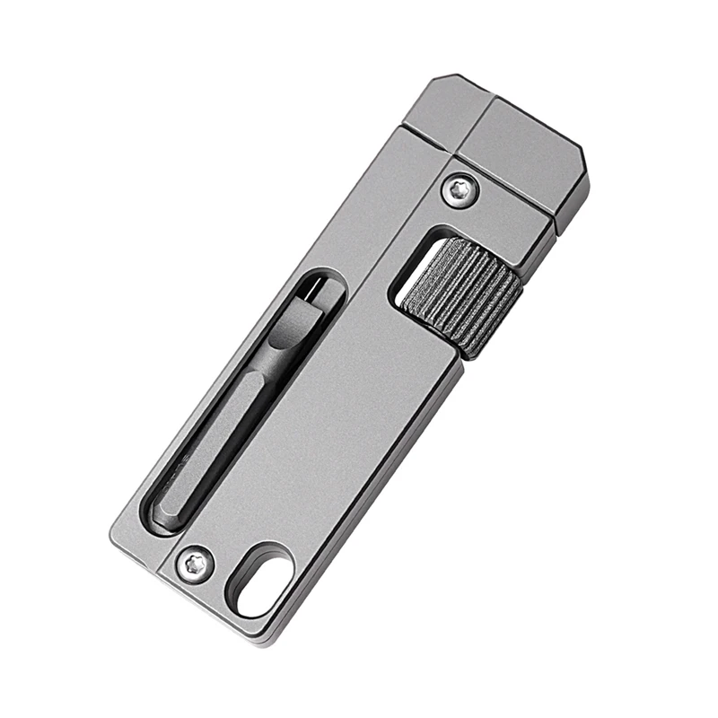 Titanium Alloy Mini Adjustable Spanner Wrench, Multitool Portable Repair Tool For Outdoor Use,Multifunctional Tool