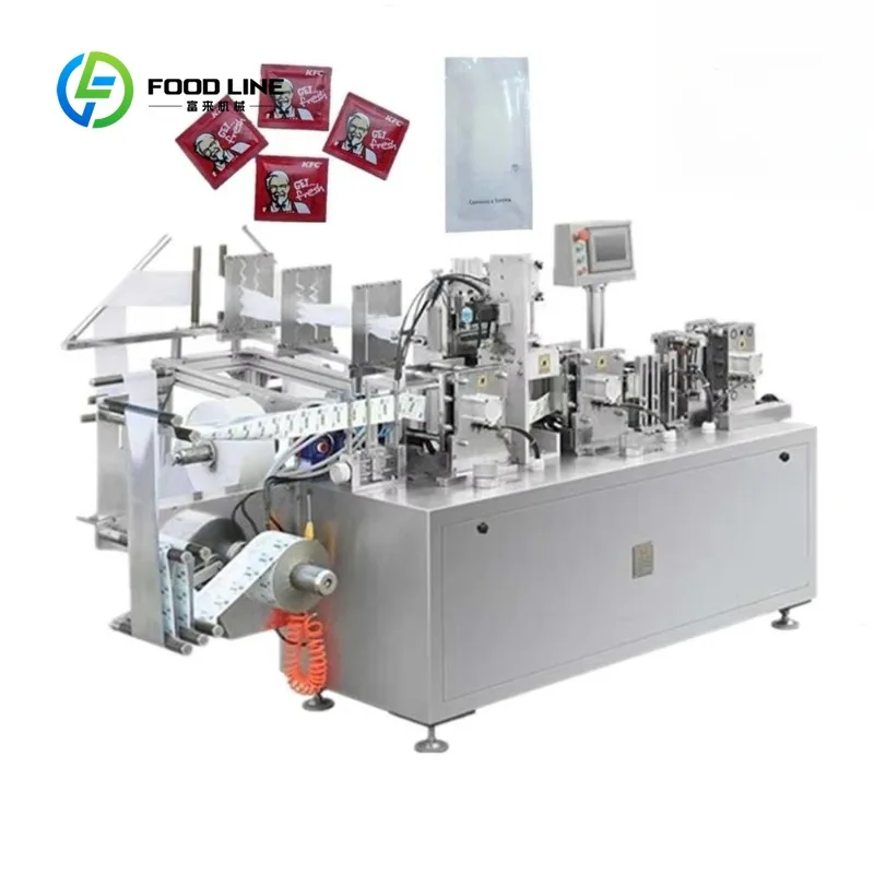 Customized Single Alcohol Prep Pad Automatic Making Packing Machine + Baby Wet Wipes Tissue Towel Production Line
