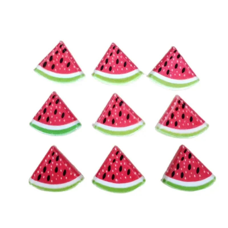 

DIY20pieces lovely watermelon telephone flat resin crafts, rhinestone buttons scrapbook Jewelry accessories-A738