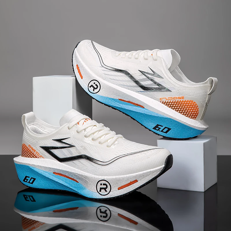 Autumn New Couple's Professional Marathon Racing Running Shoes, Truly Explosive Cushioning, Lightweight, Breathable, Wear-Resistant, Non-Slip Sports Shoes for Physical Exams