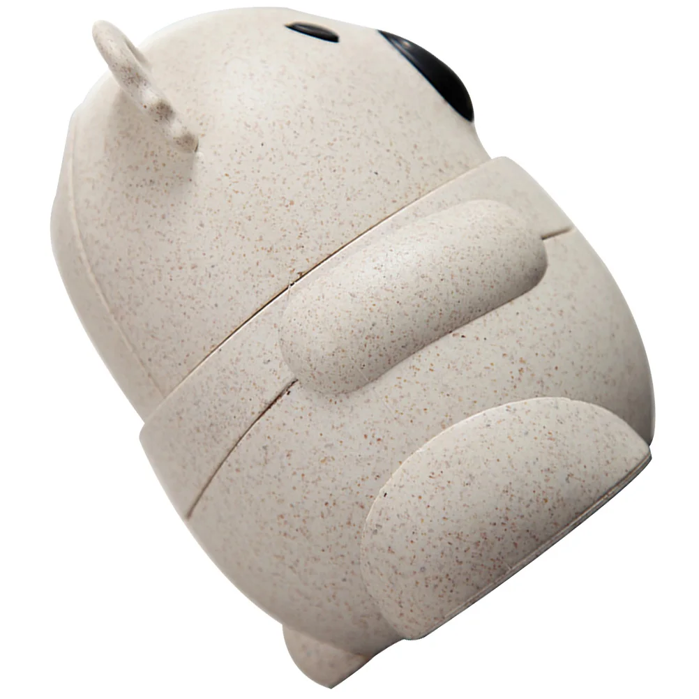 

Koala Cartoon Press Toothpick Holder Automatic Dispenser Small Space-Saving Desktop Home Toothpick Organizer Container