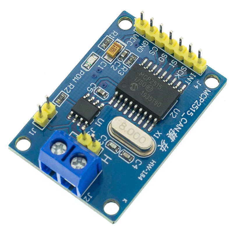 MCP2515 CAN Bus Module TJA1050 receiver SPI For 51 arduino Diy Kit MCU ARM controller YANXD