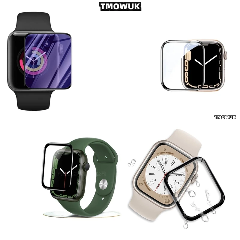 

For Apple Watch 1 2 3 4 5 6 7 8 9 10 SE 38 41 45 44 42 49 MM, Scratch-Proof Shield, Long-Term Clarity.