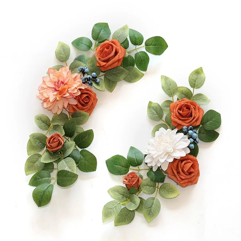 

Arch artificial flowers welcoming door lintel wedding artificial flowers arrangement decoration finished product wholesale
