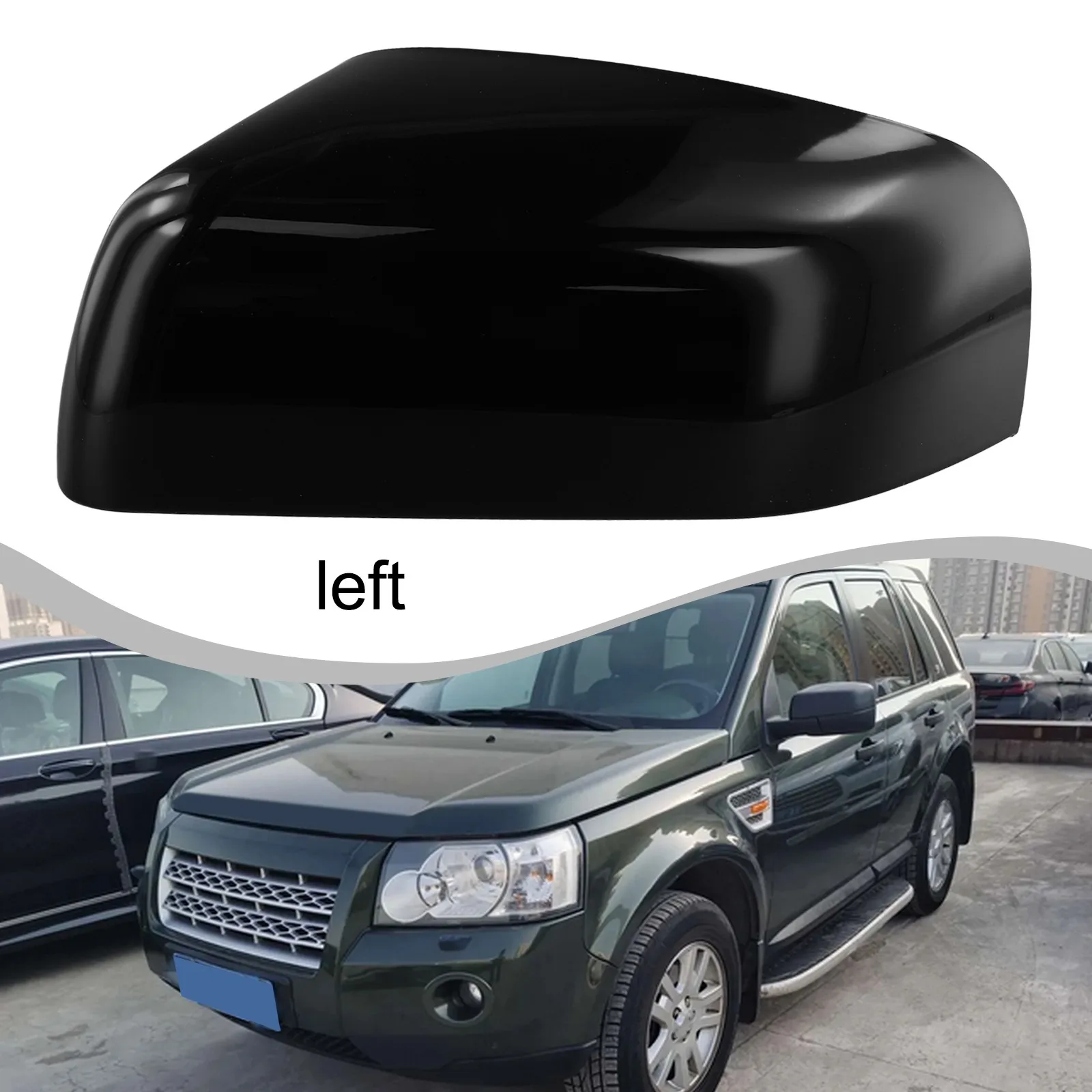 Clip On LH Wing Mirror Cover Cap Designed for Range For Rover Sport/LR2/LR4 from 2010 to 2014 Shields Against Damage