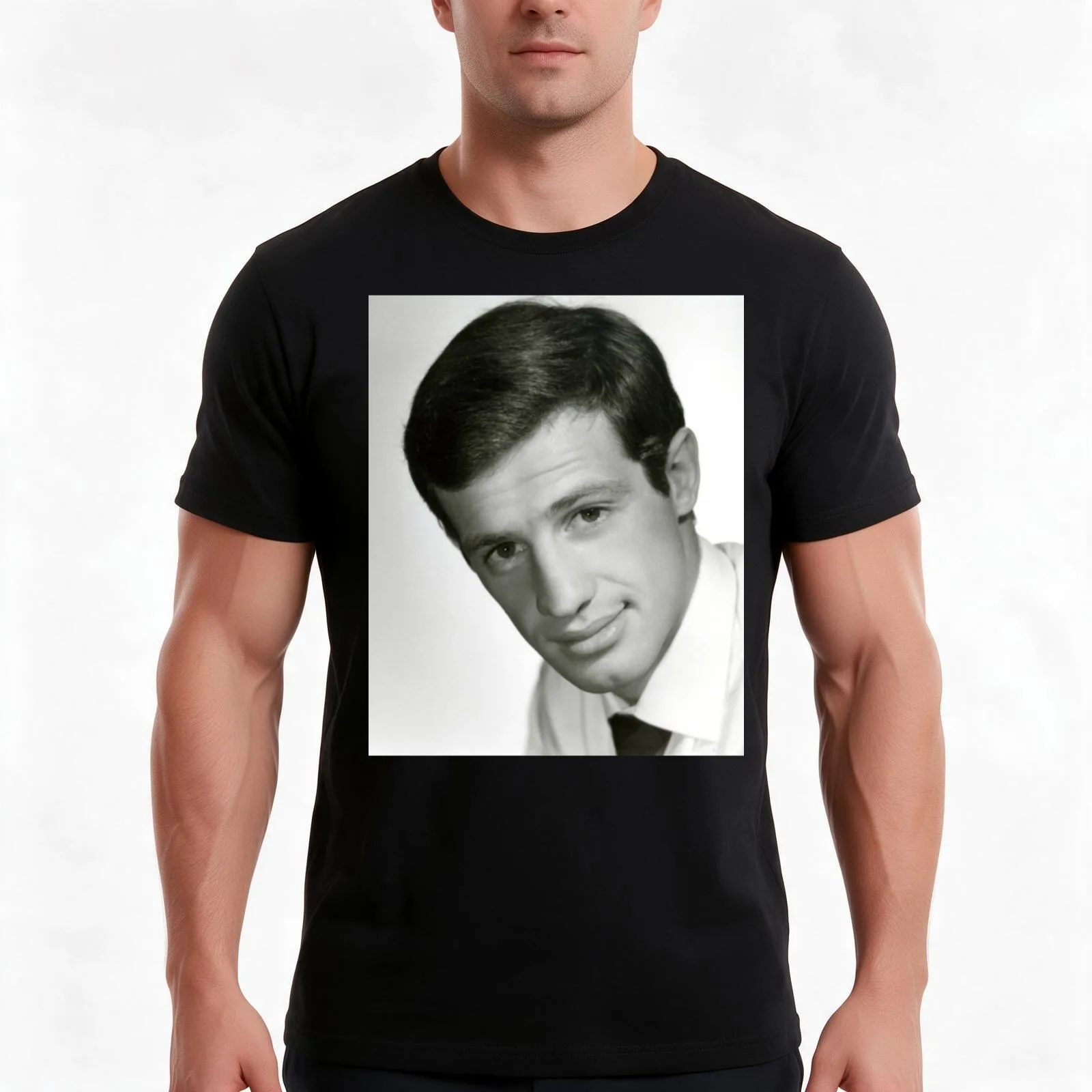 Jean Paul Belmondo T-Shirt Summer Casual Cotton Tee Oversized Streetwear Tops Vintage Graphic Print Loose Fit Short Sleeve
