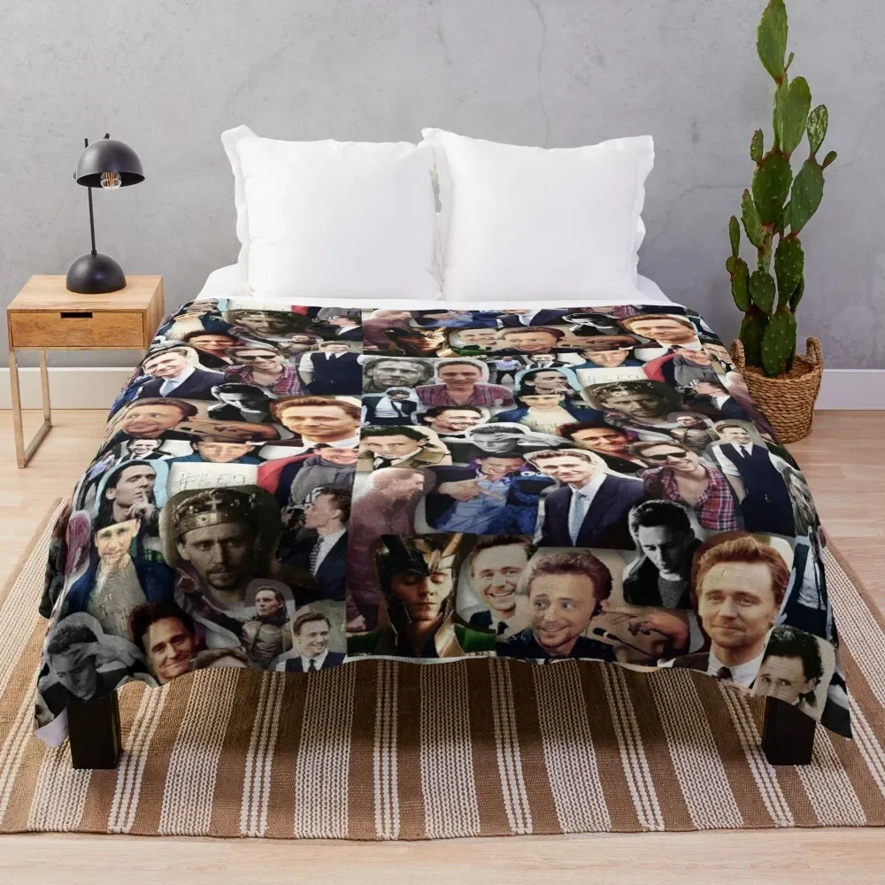 

Tom Hiddleston collage Throw Blanket Decorative Sofas christmas decoration Kid'S For Decorative Sofa blankets ands Blankets