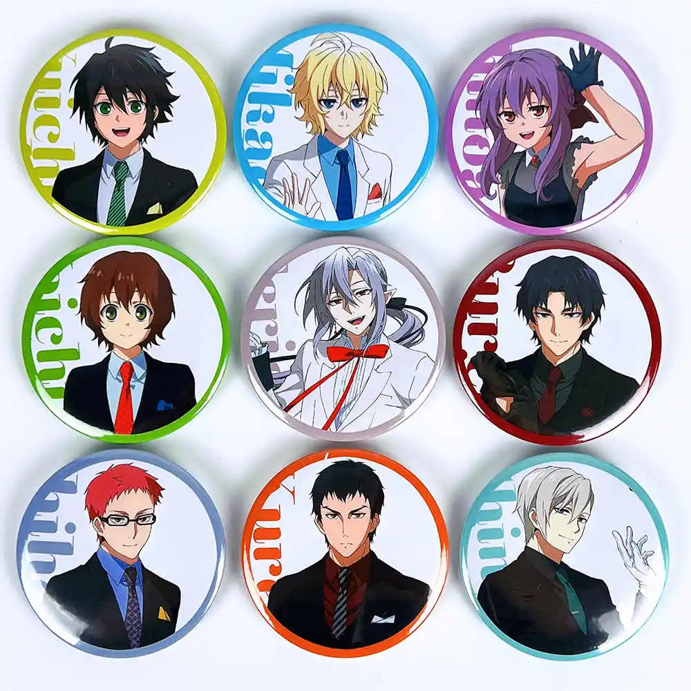 Anime Owari No Seraph Of The End: Vampire Reign Mikaela Hyakuya Yuichiro Pin Badge Cosplay Accessories Itabag Bedge Brooch DADGE