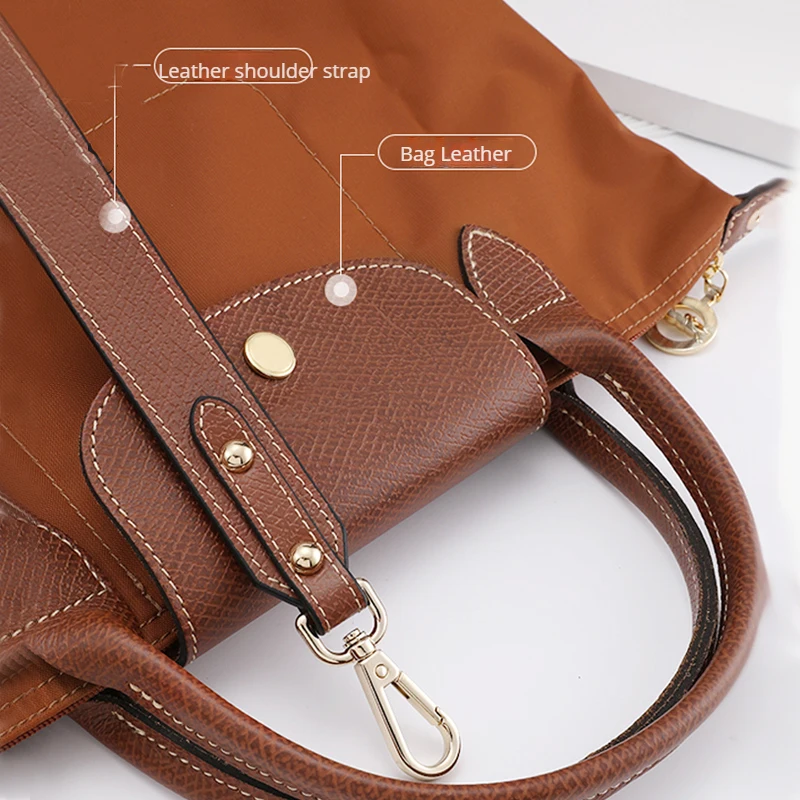 Bag Shoulder Strap Free Punching For Longchamp Bag Small Transformation Tote Messenger Strap