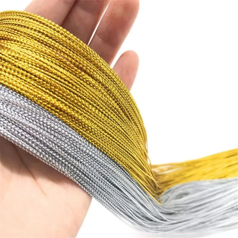 100 ياردة، 1 مم، Cuerda trenzada، Accesorios DIY para cordón de etiqueta، caja de regalo de cuerda para ambver regalos de Navidad #6