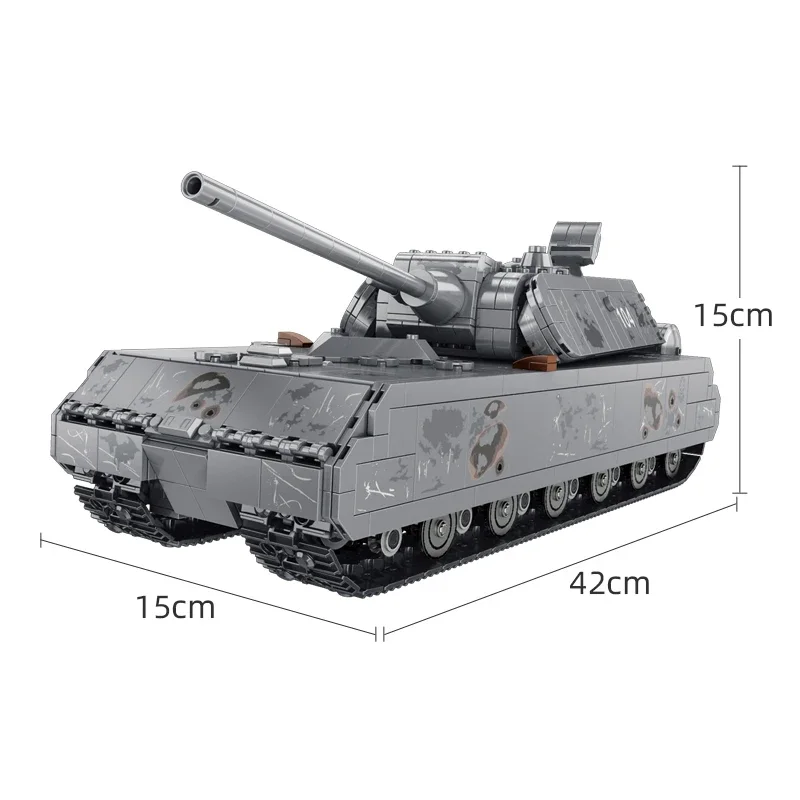 WW1 M60 Military Vehicles Tank Sets SWAT Army City Police T90 Model Building Blocks DIY Brick Kids Toys Classic World War II WW2