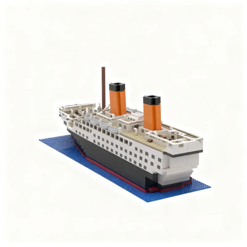 6960pcs MOC RMS Titanic Large Scale 1.8m Long Creator Creator Expert Model Building Blocks Construction Assemble Birthday Brick