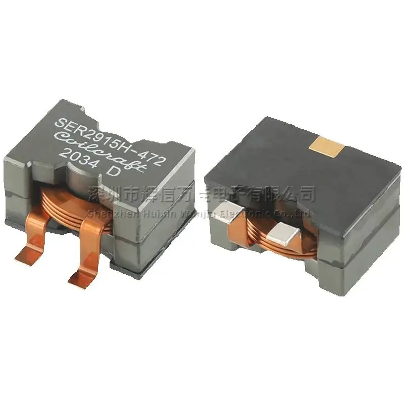 10 SZT. SER2915H-472 SMD Płaska Miedziana Cewka 4.7UH 30A Wysokoprądowa Indukcyjność Zasilania Trójnóg 28x28