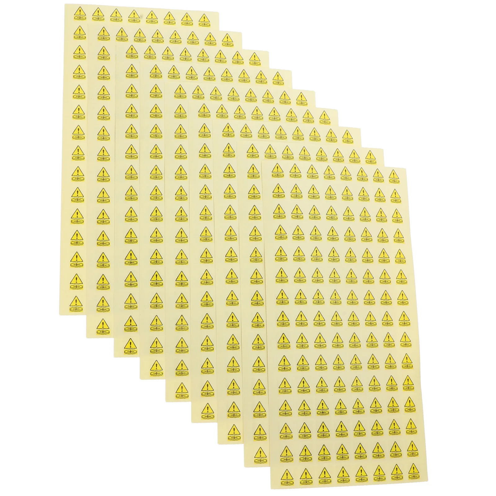 1000Pcs Button Safety Warning Labels Strong Adhesive Caution Stickers Hazard Alerts for Home School Workplace