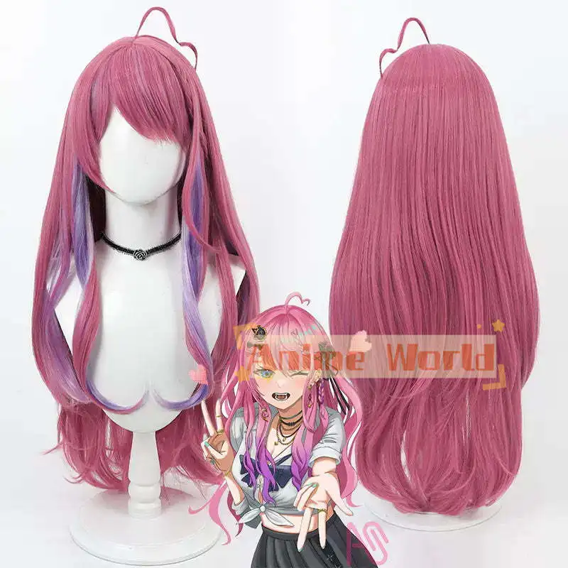 Virtual YouTuber Idios Kuramochi Meruto Cosplay Wig