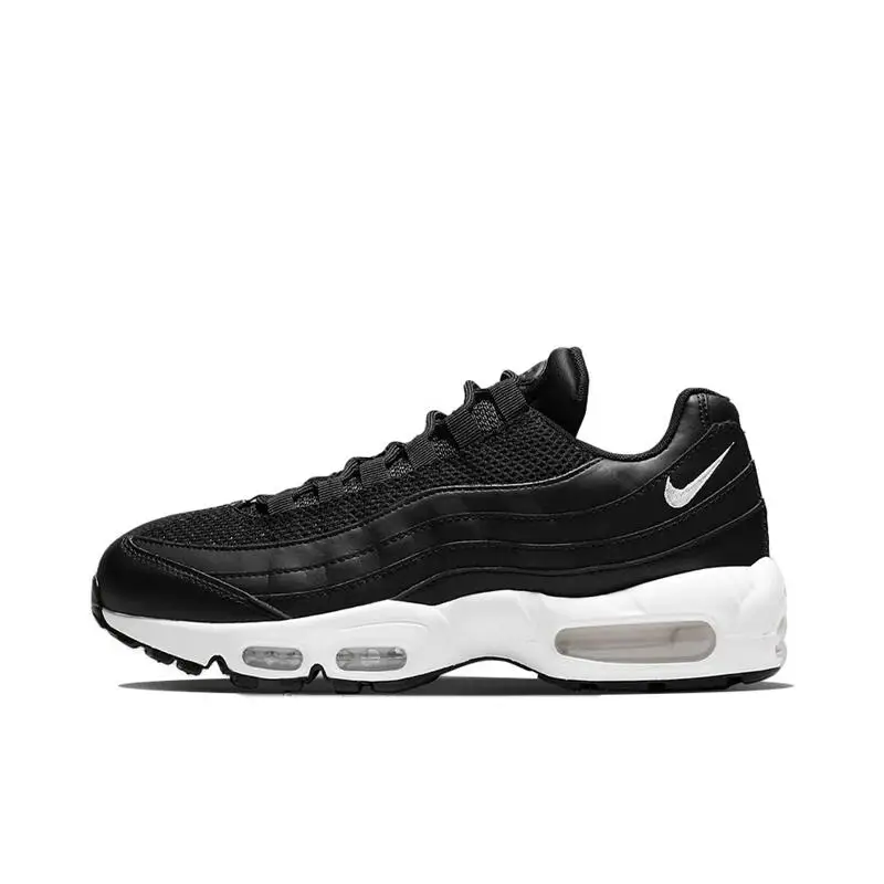 Nike Air Max 95 Next Nature Versatile, Anti Slip,Durable,Waterproof,Lightweight Sports Air Cushion Running Shoes for Women,Black