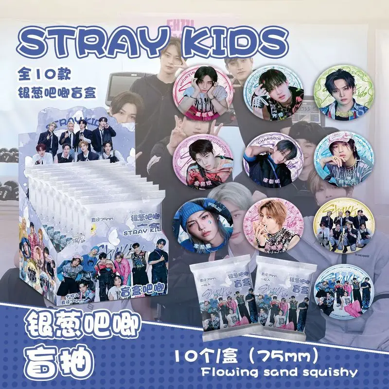 

New Love And Deep Space Blind Box Game Cosplay Double Flash 75mm Badge Emblem Flashes Card Brooch Mysterious Gift Girl Birthday