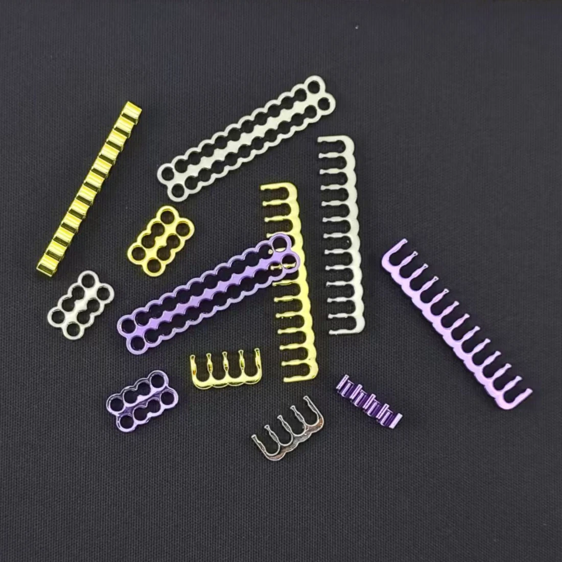 24P 8P Zinc Alloy Metal Wire Cable Comb Wire Card Buckle Module Power Cord Dedicated Controller OD 3.5MM PC Extension Cable Comb
