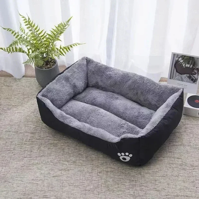 Pet Cat And Dog Nest Large Scale Pinkycolor Warm And Comfortable Soft Cotton Nest Waterproof Sofa Bed Universal For Cats And Dog image 6