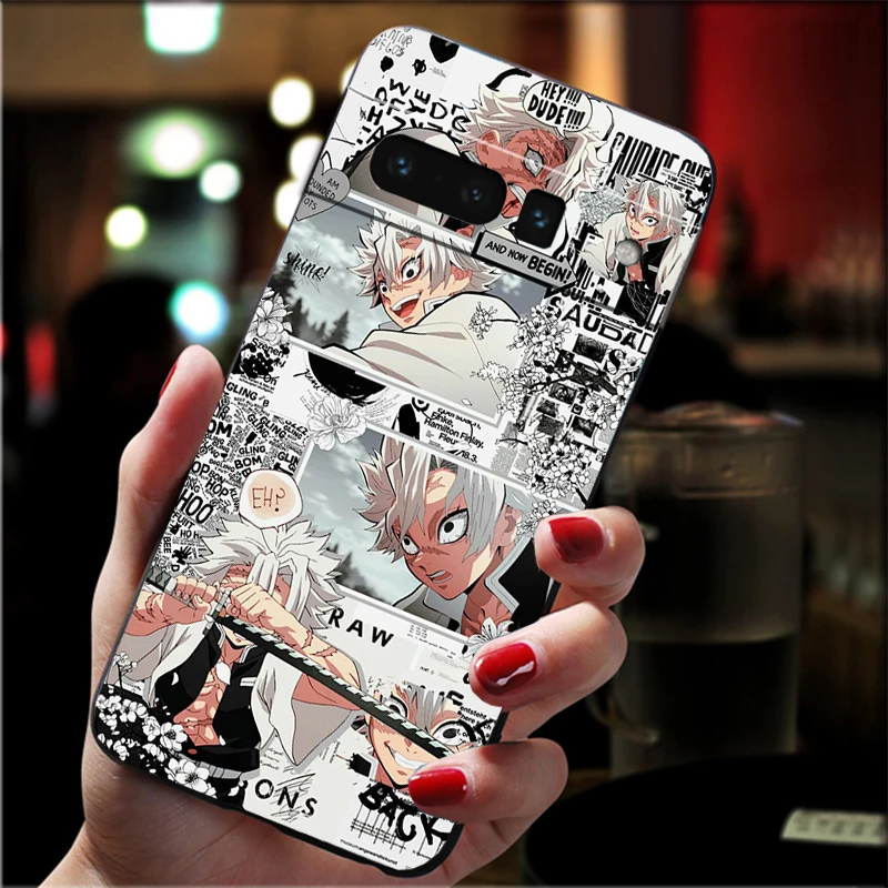 

Phone Case For Google Pixel 10 9 Pro XL 9A 8 7 6 Pro Pixel 8A 7A 6A Pixel 8 7 6 5 Demon Slayer Anime