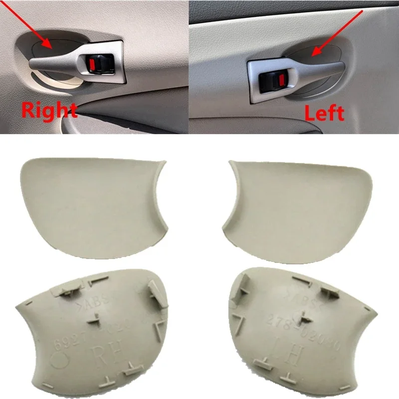 Auto All\'interno Maniglia Interna Della Porta Vite Copertura Trim Per Toyota Corolla 2007 2008 2009 2010 2011 2012 2013