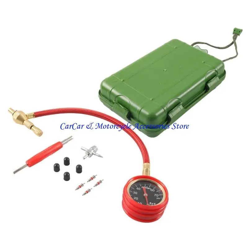 

G5AD Offroad Tire Pressure Gauges set with Recovery Gear Tire Pressure Meter set