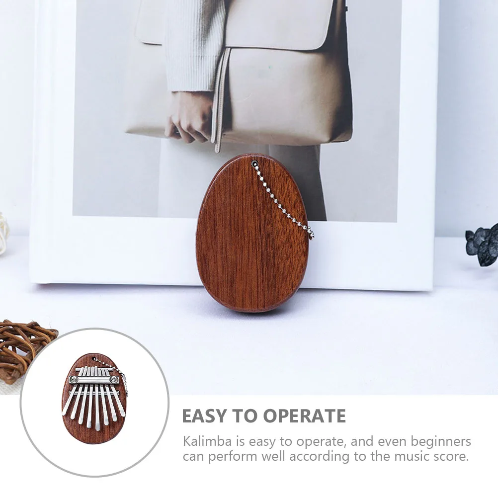 

8 Tone Kalimba Thumb Piano Portable Miniature Wooden Finger Piano Beginner Friendly Music Instrument Delicate Kalimba